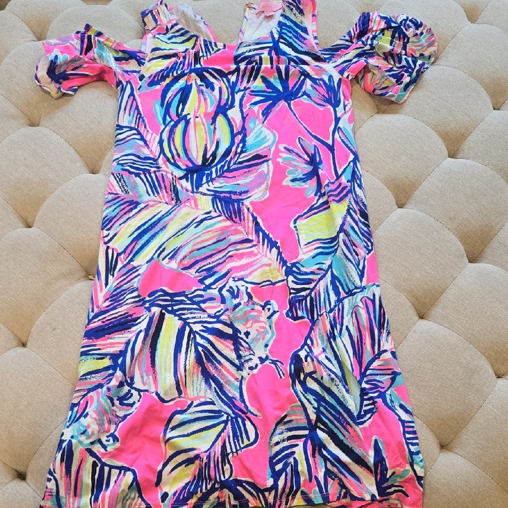 Lilly Pulitzer Pink and Blue Dress